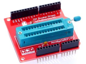 CANADUINO Arduino Uno ZIF Socket Programmer Shield - smarter electronics by universal solder