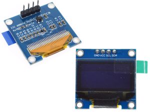 OLED 128x64 Pixel I2C, 0.96 inch, SSD1306 Driver, Arduino Library, 3-5V