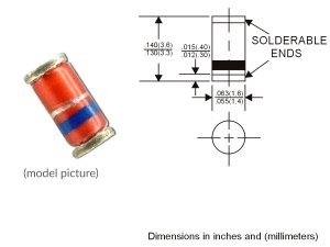 minimelf diodes dimension LL-34