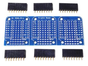 D1 Mini WEMOS compatible ESP8266 Tripler Base