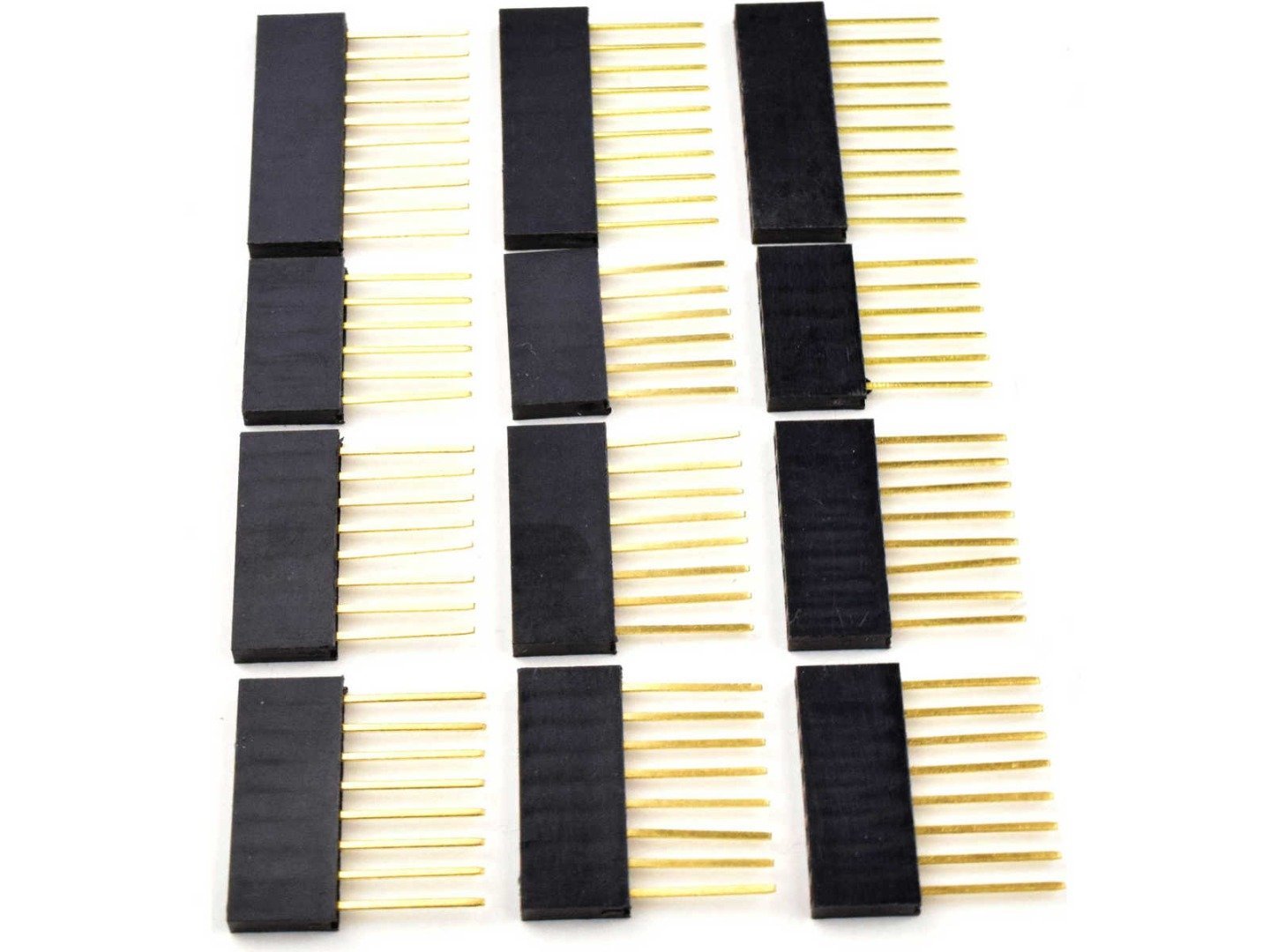 12 pcs Stackable Shield Headers with long leads 11 mm for Arduino prototyping 6