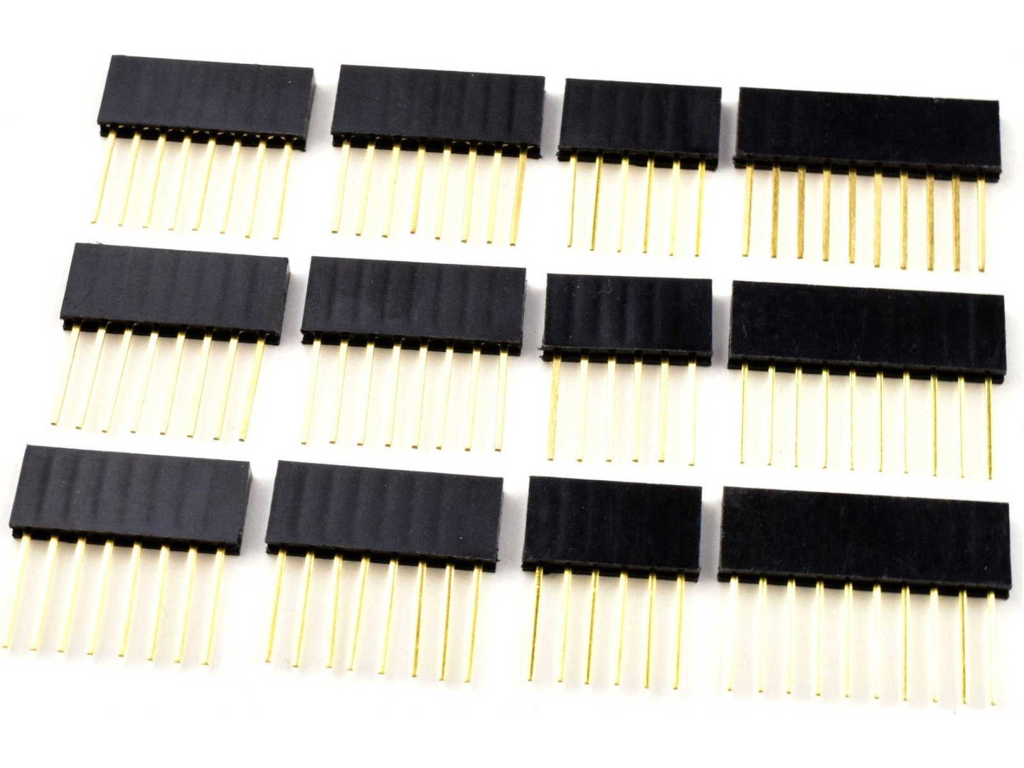 12 pcs Stackable Shield Headers with long leads 11 mm for Arduino prototyping 7