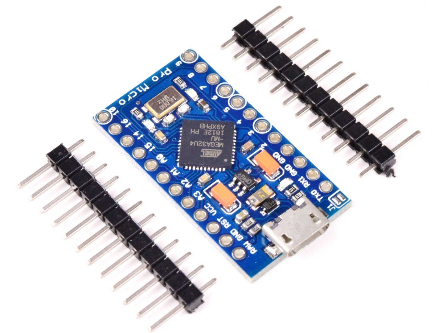 Pro Micro Atmega32u4, USB, 5V, 16MHz, 100% compatible with Arduino 6