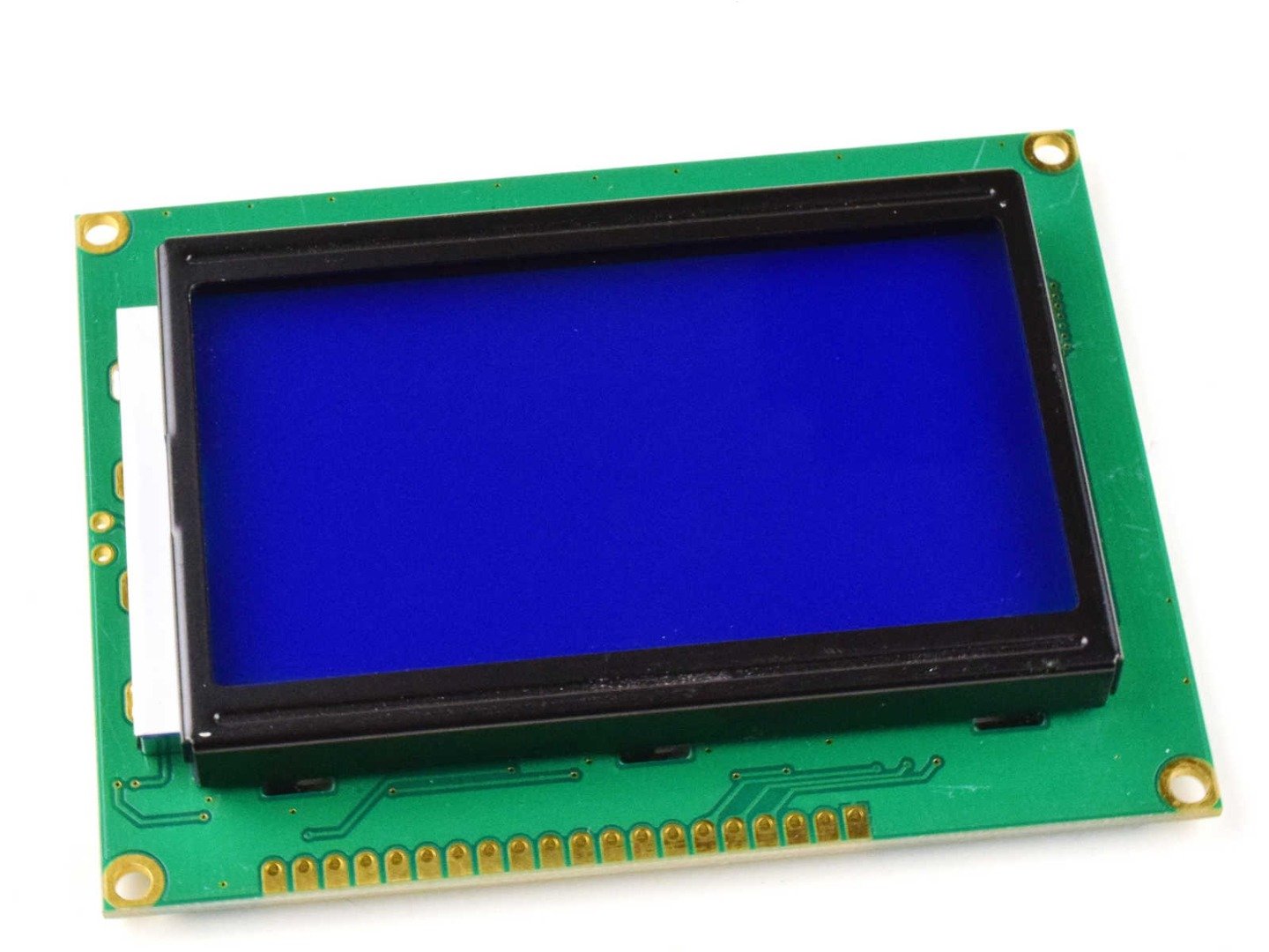 LCD12864 128×64 Graphic Display, blue/white, ST7920 4