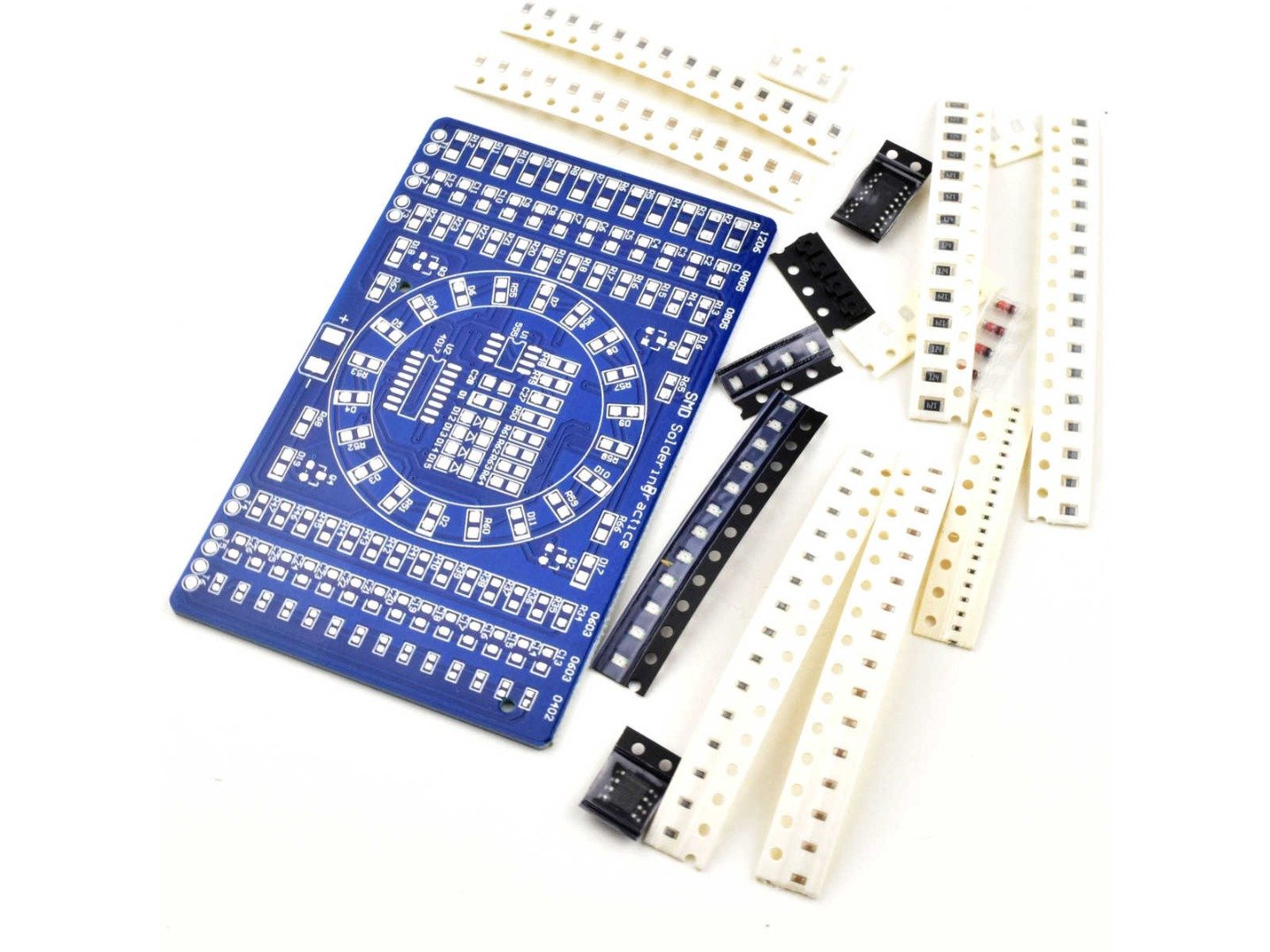 SMD Soldering Learning Kit, LED Light Effects with NE555 4
