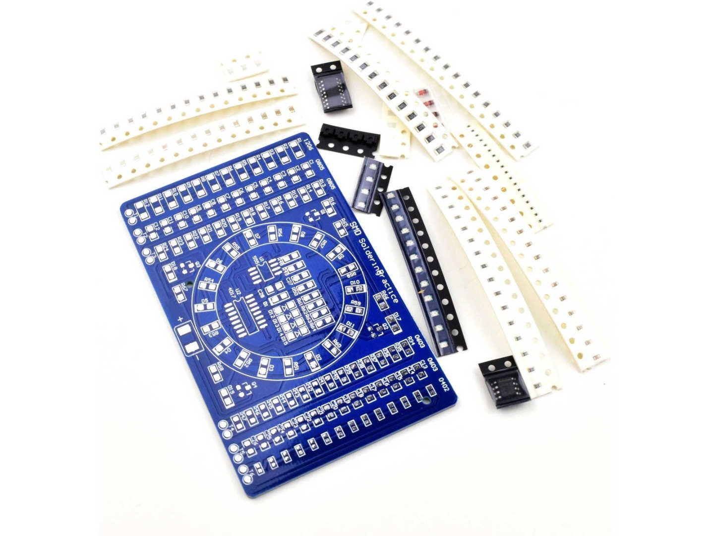 SMD Soldering Learning Kit, LED Light Effects with NE555 5