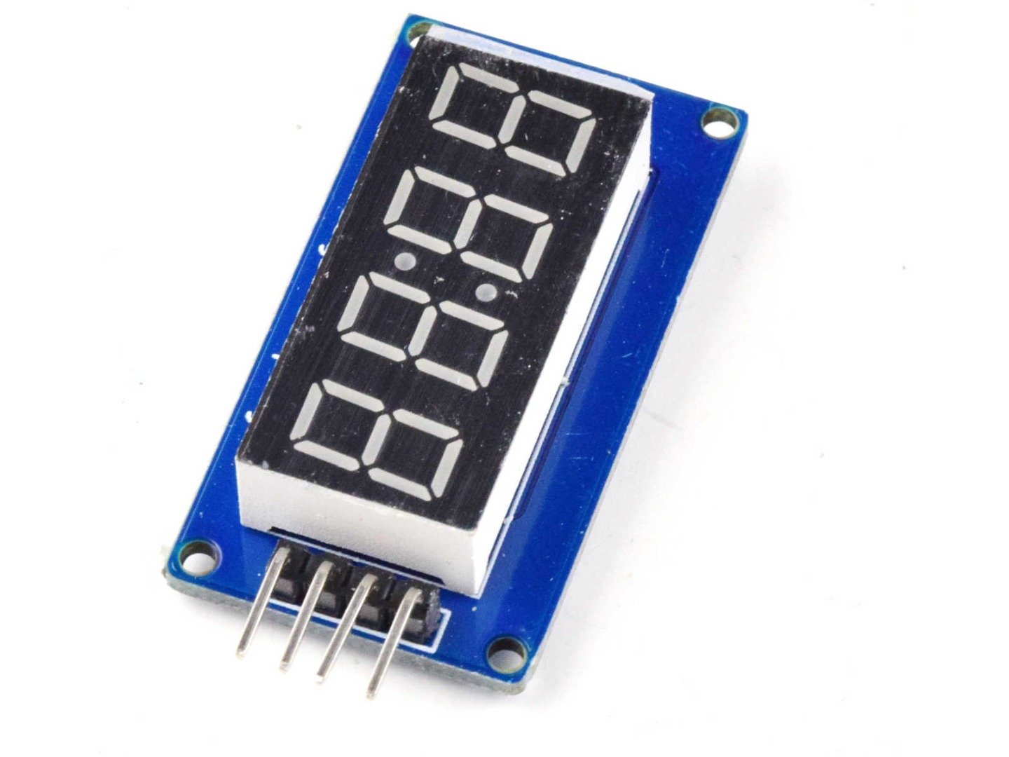 4-digit LED 7-segment display, serial interface, TM1637 5