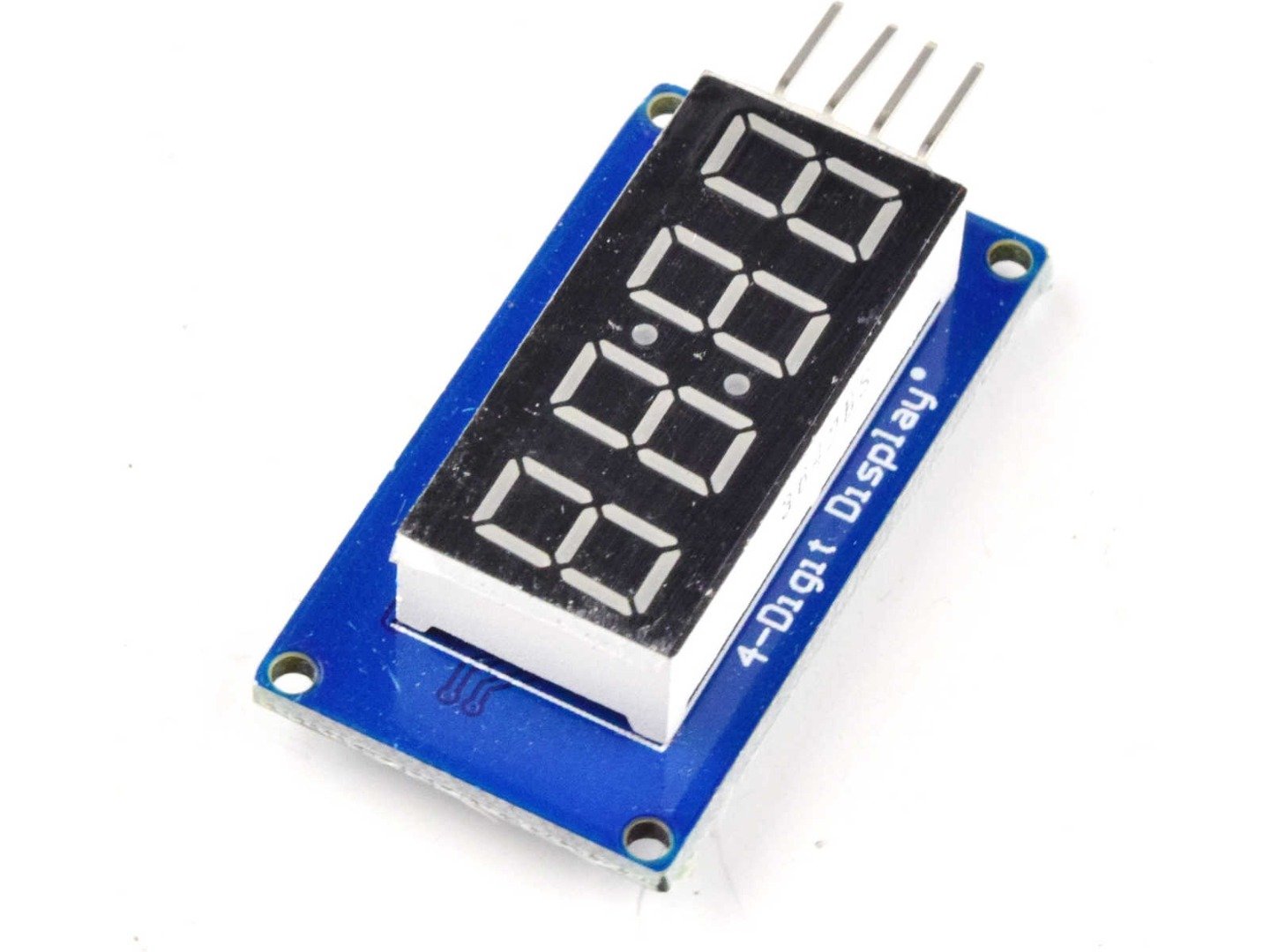 4-digit LED 7-segment display, serial interface, TM1637 6