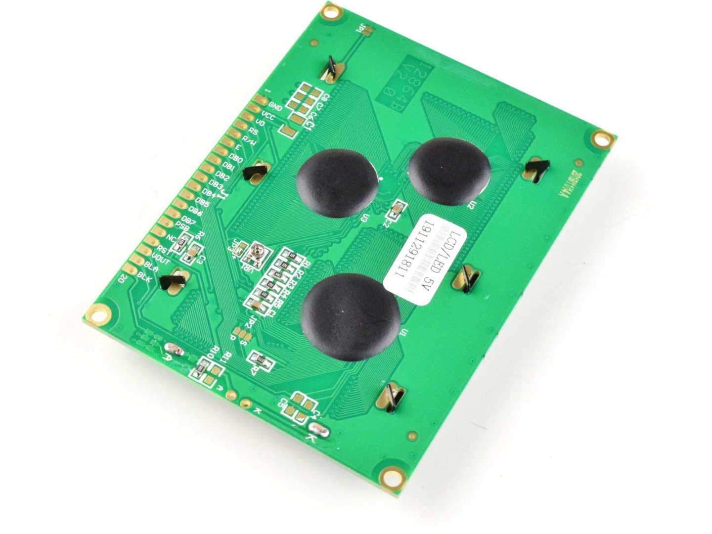 LCD12864 128×64 Graphic Display SPI, green-yellow, ST7920 8