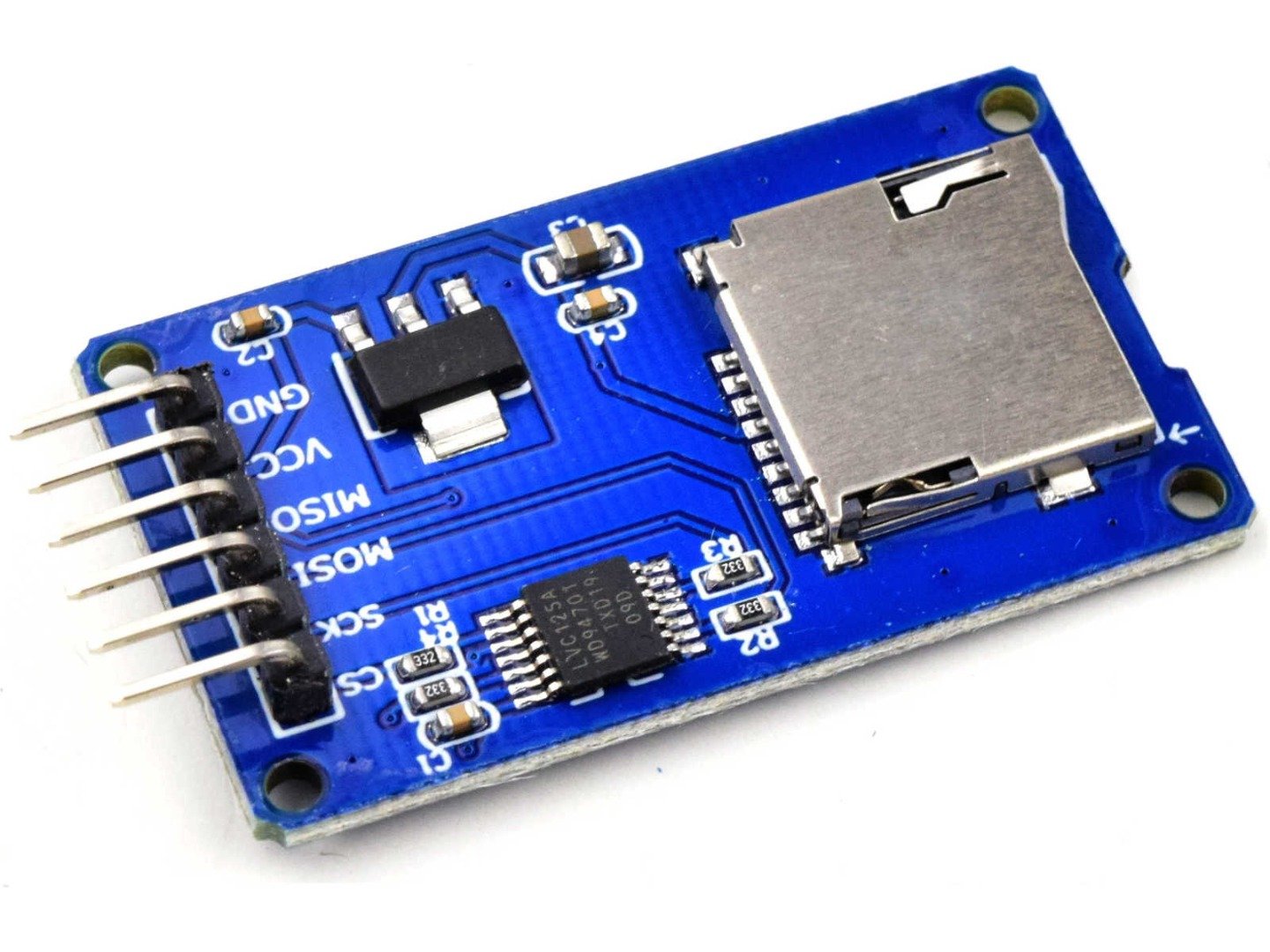 DaoRier Micro SD Card Micro SDHC Mini TF Card Adapter Reader Module 3.3V/5V 6 Pin SPI for Arduino