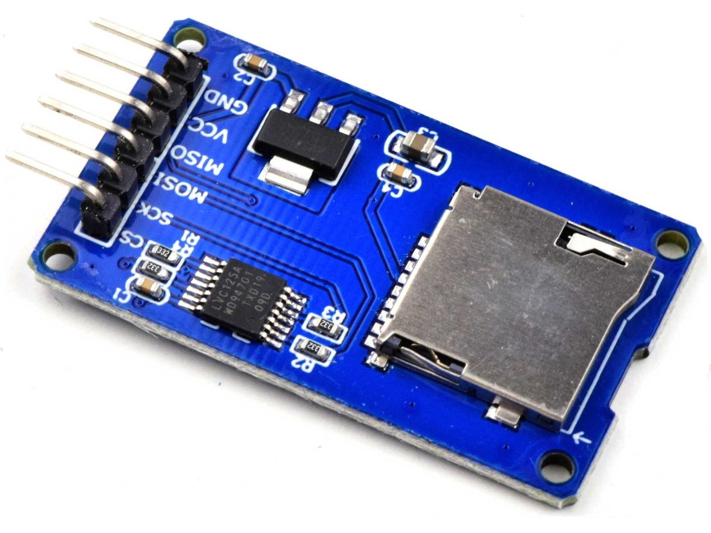 Micro-SD Memory Card Adapter for Arduino with 3.3V-5V converter 7
