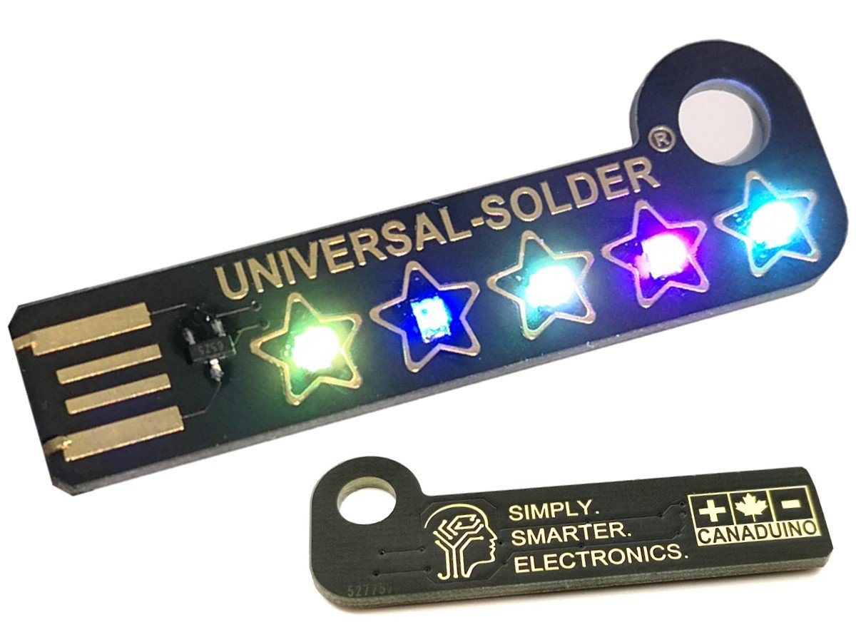 5 Stars For The Customer Gadget – USB LED Keychain DIY Kit 4