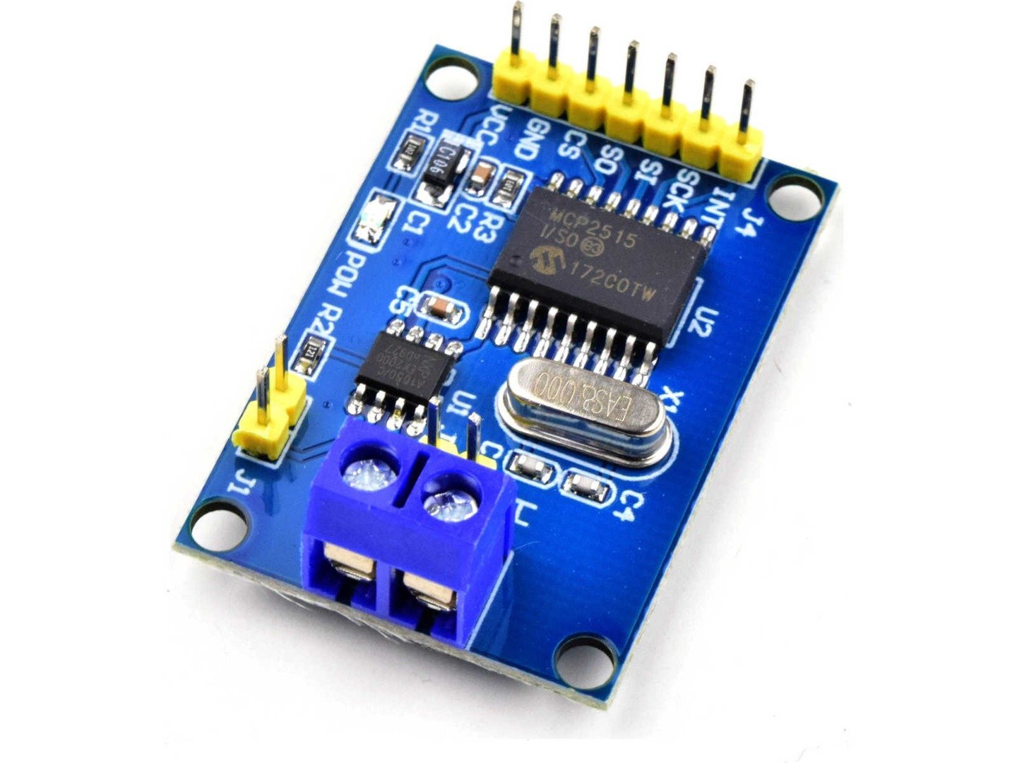 CAN Bus Micro Controller Interface with MCP2515 and TJA1050 7