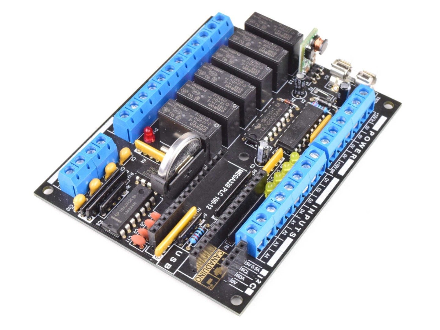 CANADUINO PLC MEGA328 Electronics DIY Kit (100% compatible with Arduino) 7