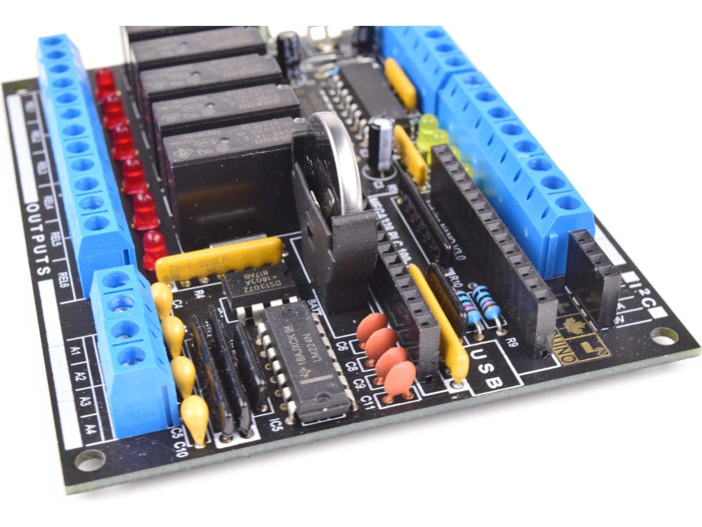 CANADUINO PLC MEGA328 Electronics DIY Kit (100% compatible with Arduino) 13