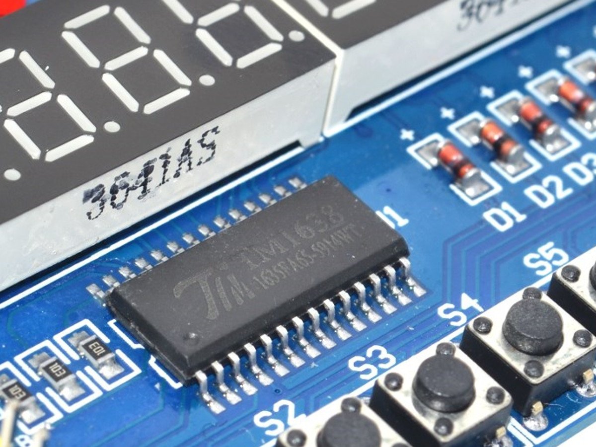 LED and KEY Module for Arduino with TM1637 6
