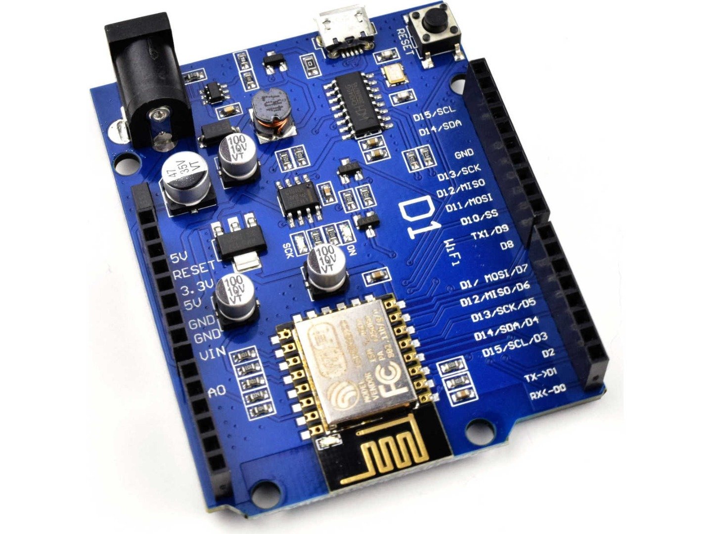 WEMOS D1 ESP8266 Wi-Fi Board 80-160MHz – IoT – compatible with Arduino and NodeMCU 7