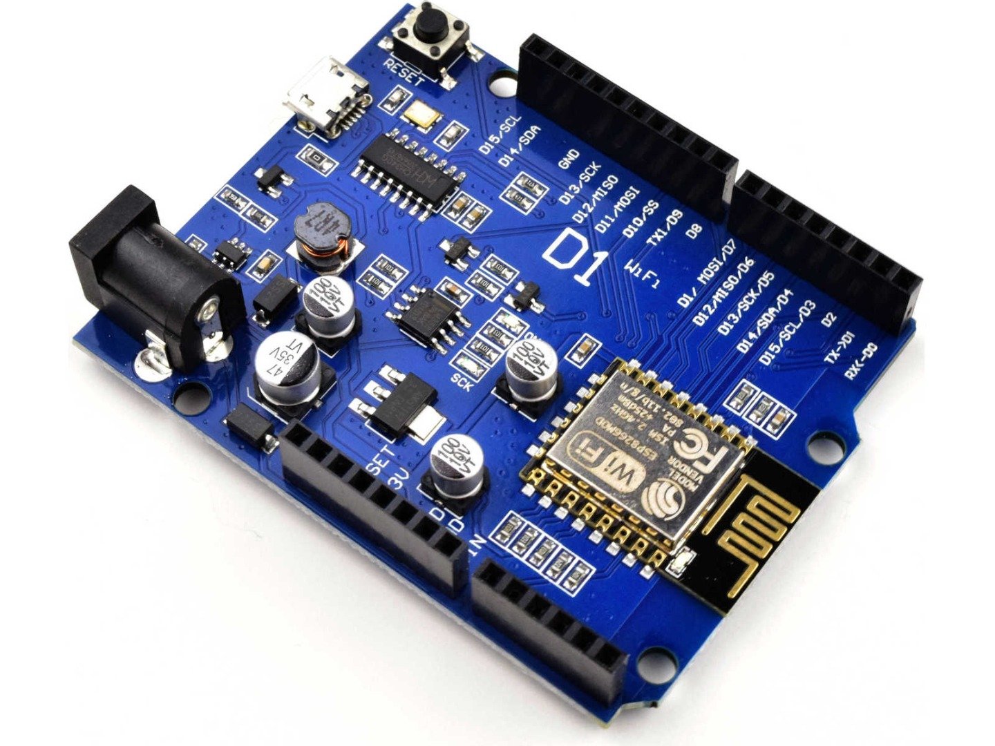 WEMOS D1 ESP8266 Wi-Fi Board 80-160MHz – IoT – compatible with Arduino and NodeMCU 9
