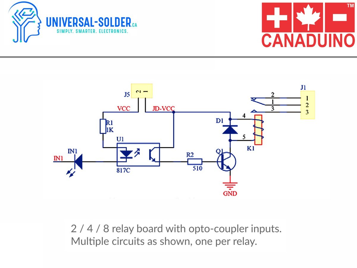 2 Relay Board 10A / 250V – Opto-Insulated Inputs 3-24V for Arduino etc. 9
