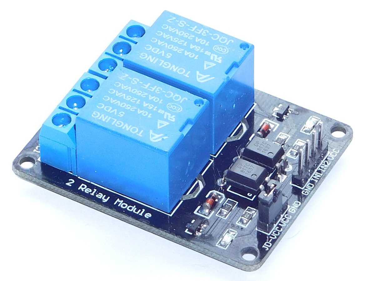 2 Relay Board 10A / 250V – Opto-Insulated Inputs 3-24V for Arduino etc. 4
