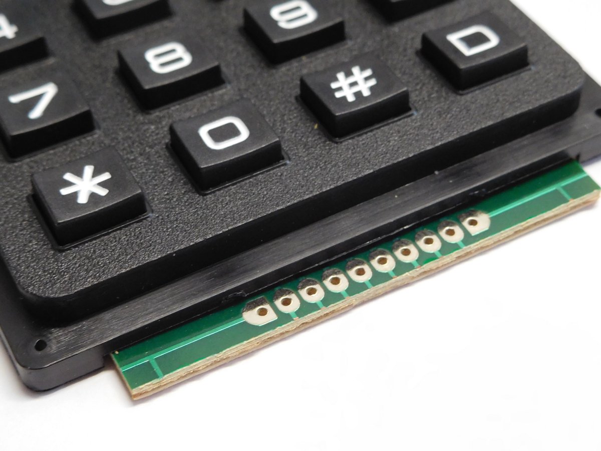 4×4 Array Matrix Keypad for Arduino etc. – Tactile Hard Keys – Plastic 6