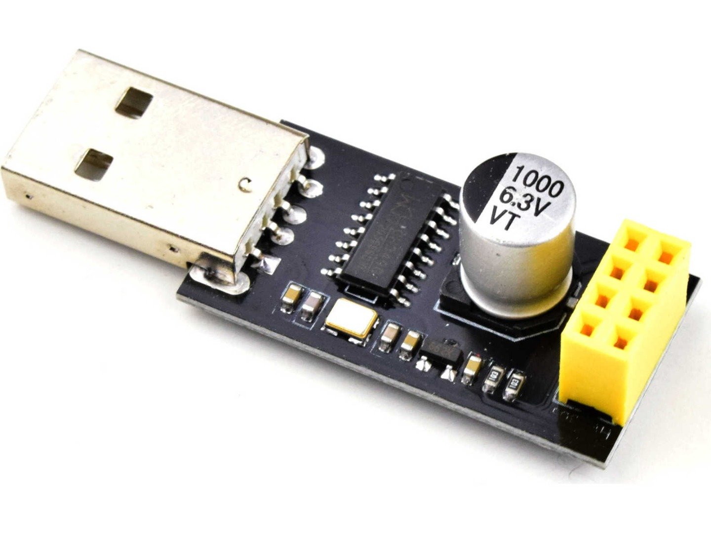 ESP8266 Wi-Fi – USB Adapter for ESP-01 and ESP-01S – CH340 USB 9