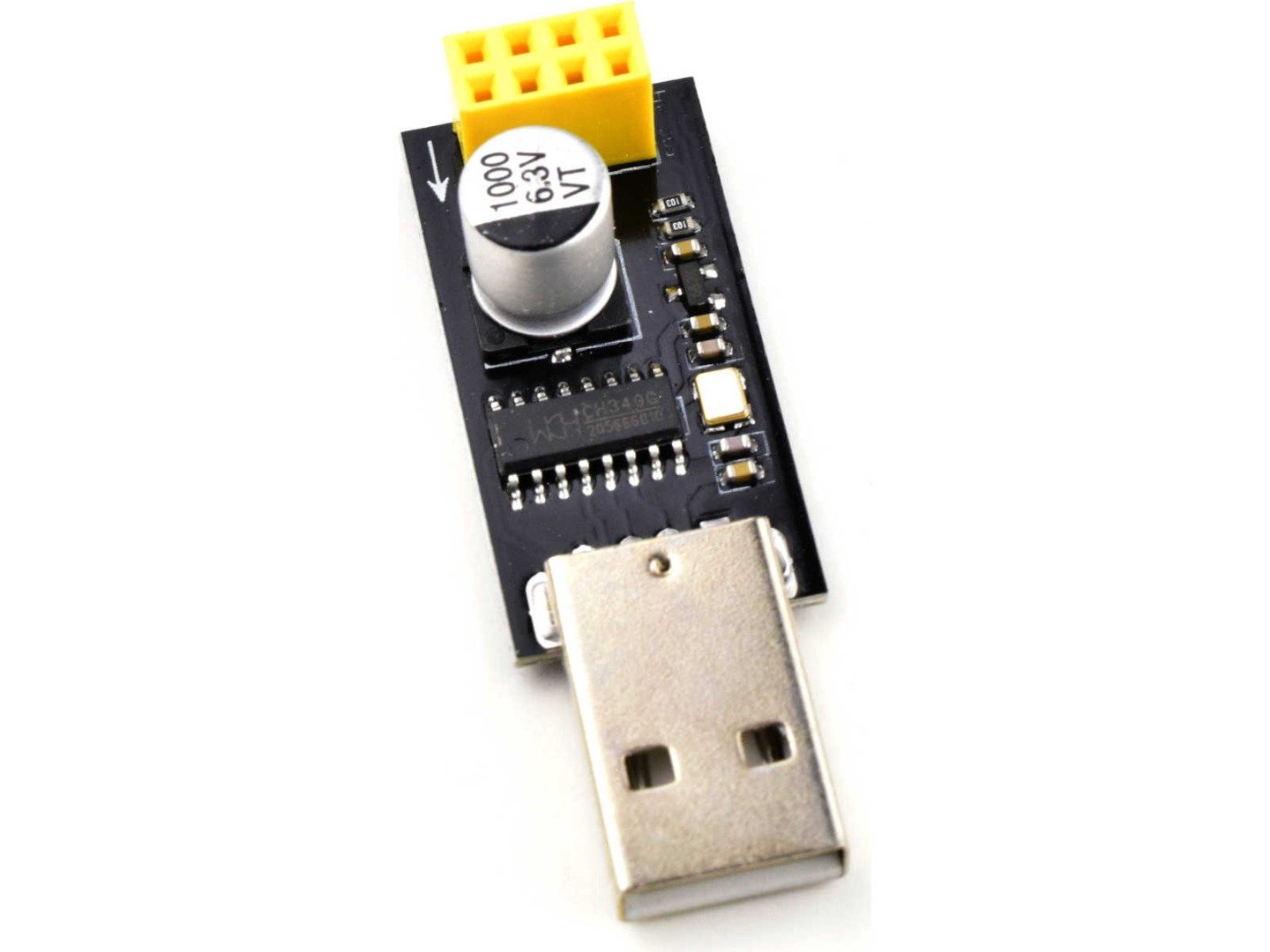 ESP8266 Wi-Fi – USB Adapter for ESP-01 and ESP-01S – CH340 USB 7