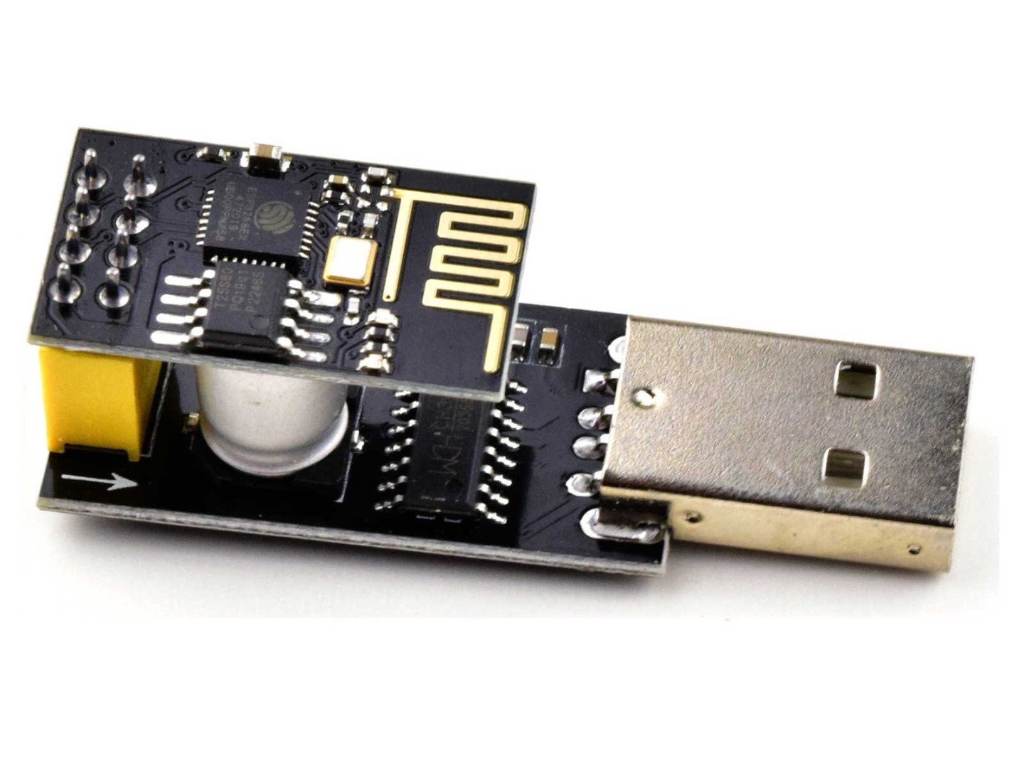 ESP8266 Wi-Fi – USB Adapter for ESP-01 and ESP-01S – CH340 USB 10