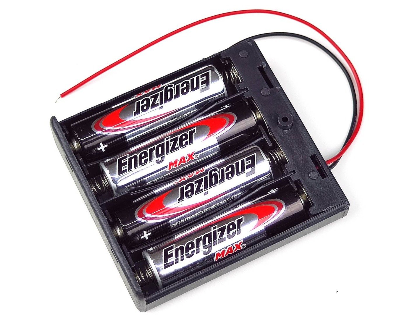 Battery Box Holder 4x AA with Lid and Power Switch 7