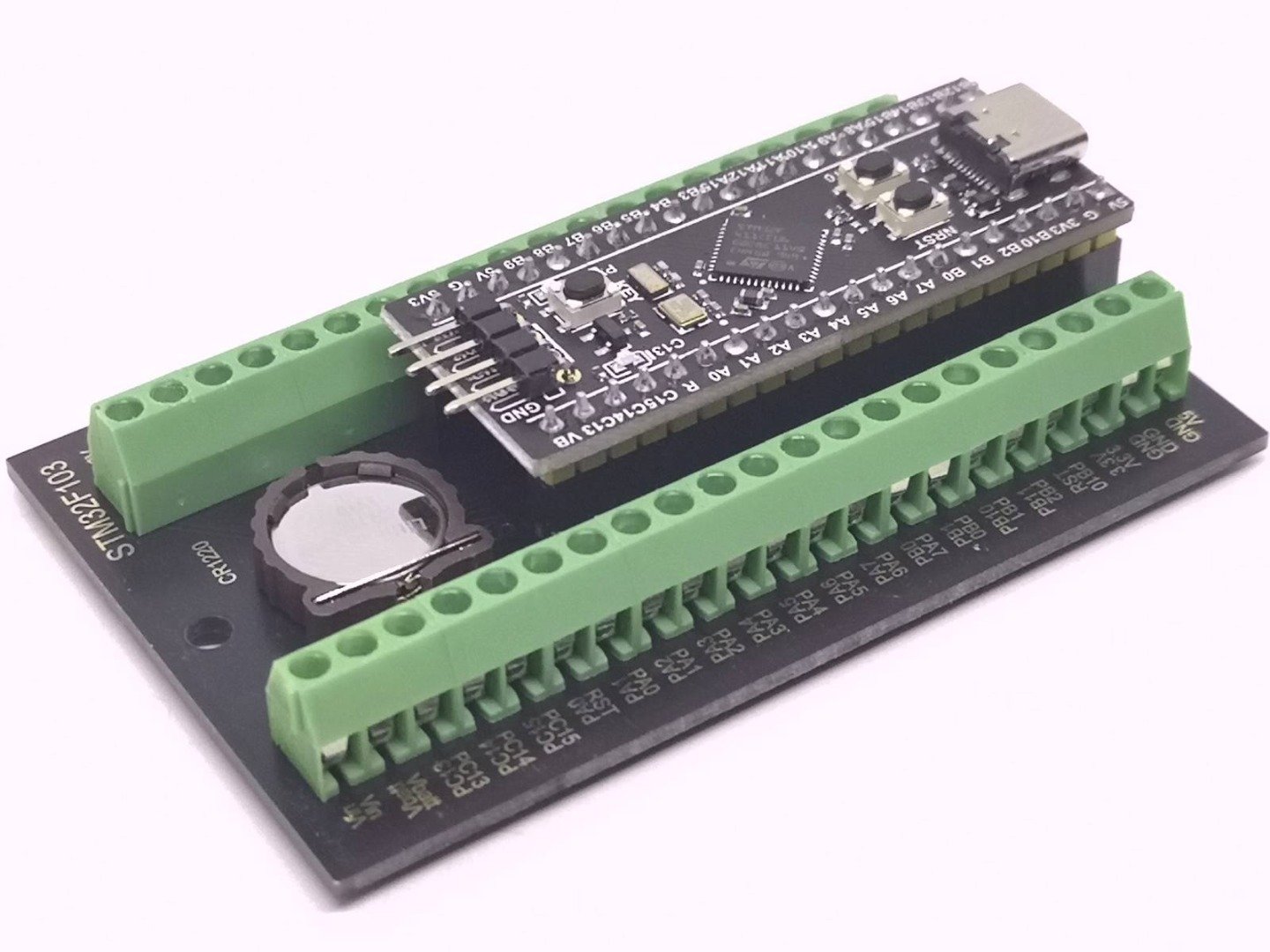 STM32 DIY Screw Terminal Adapter for Blue Pill and Black Pill Modules 10