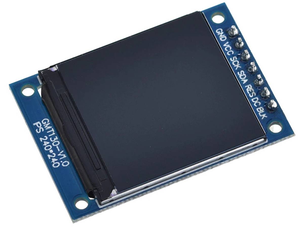 TFT IPS Display 1.3 inch – 240×240 pixel – ST7789  SPI Interface 4