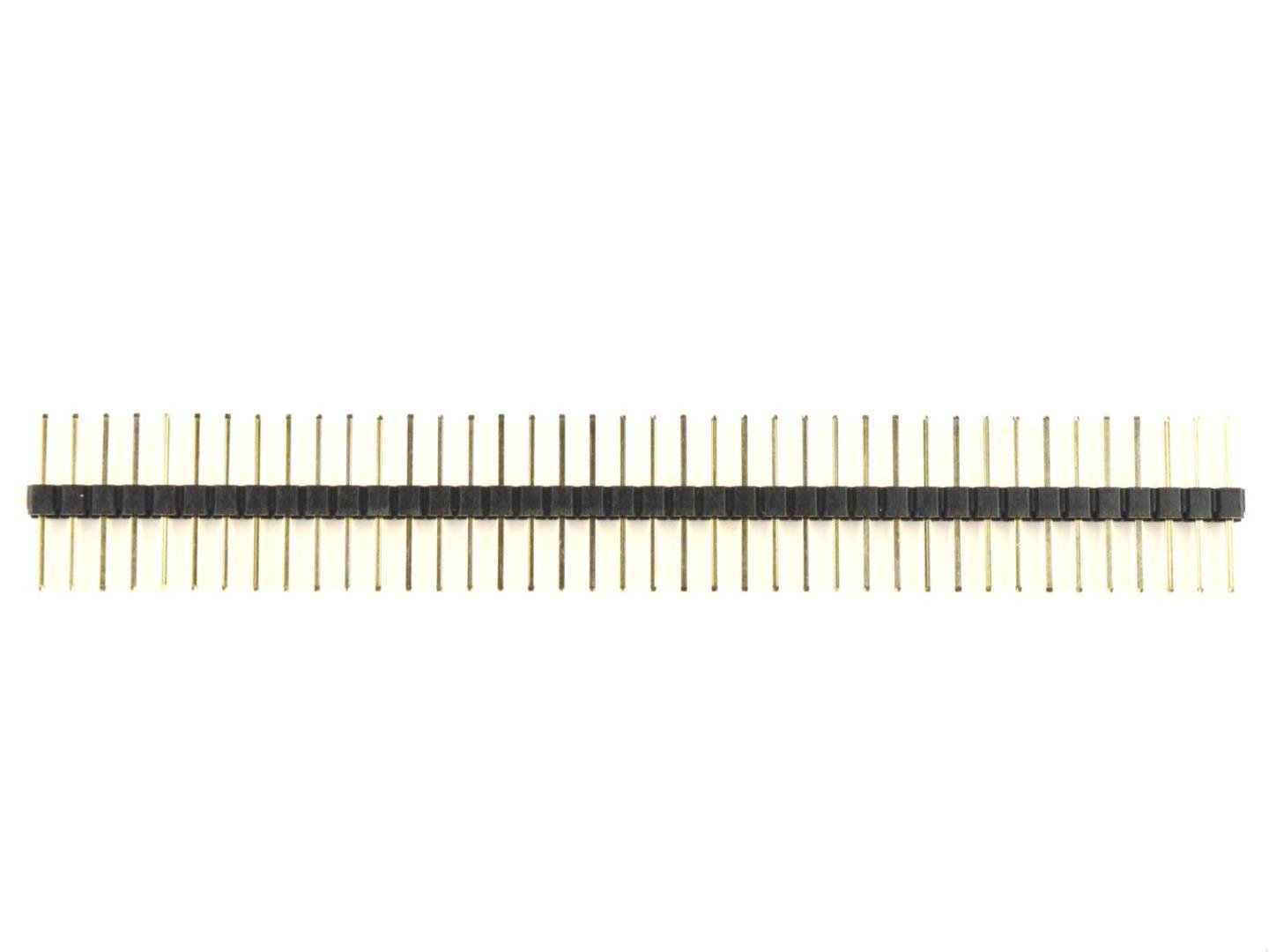 3 x Pin Header Male Symmetric 6.25 + 6.25 mm – 1 x 40 Pin – Gold plated 7
