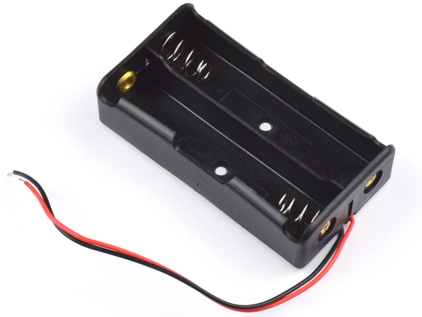 Lithium Battery Holder 2 x 18650 with Open Wire Ends 5