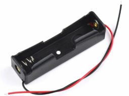 Lithium Battery Holder for 18650 Cell with Open Wire Ends