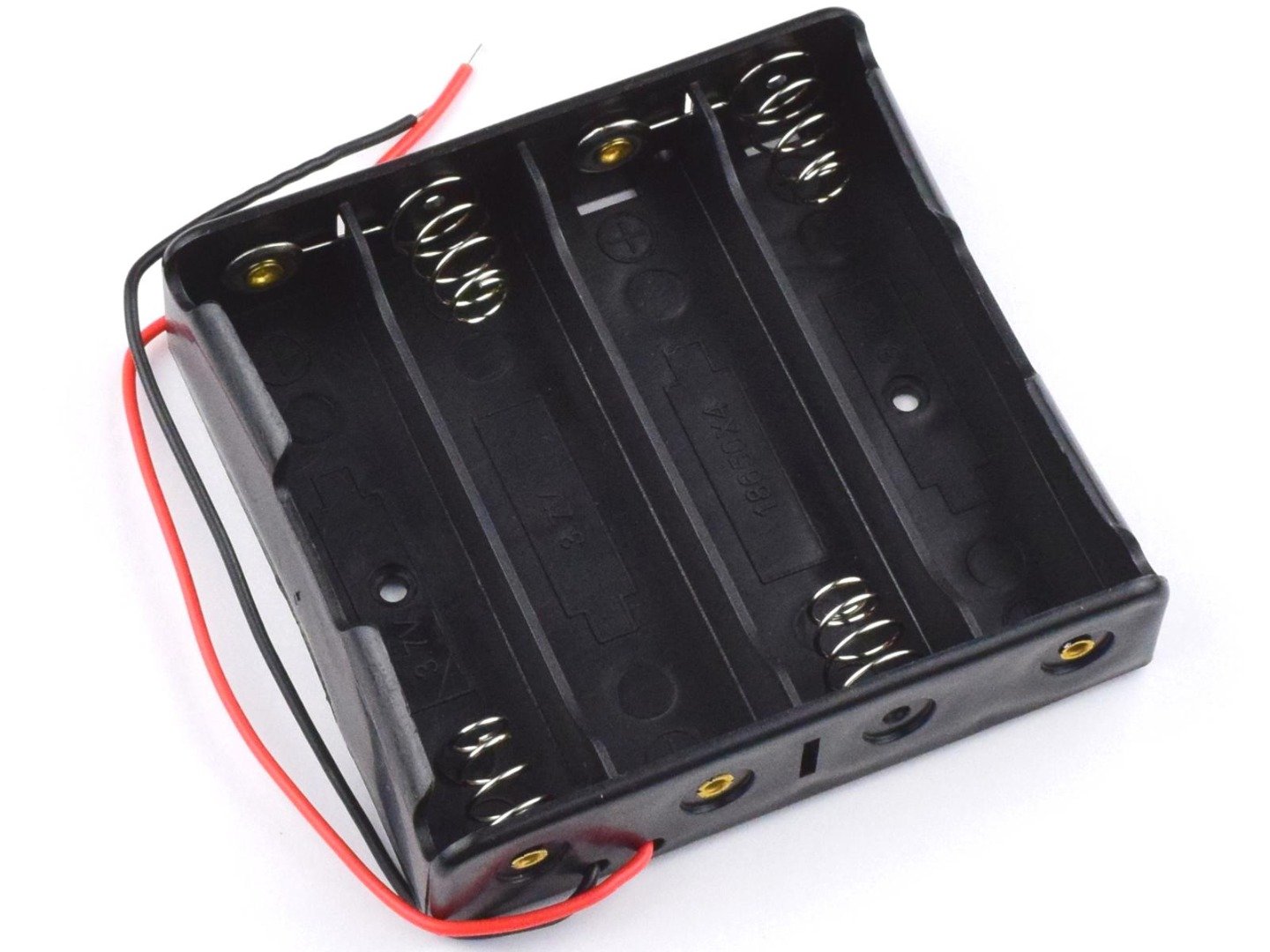 Lithium Battery Holder 4 x 18650 with Open Wire Ends 5
