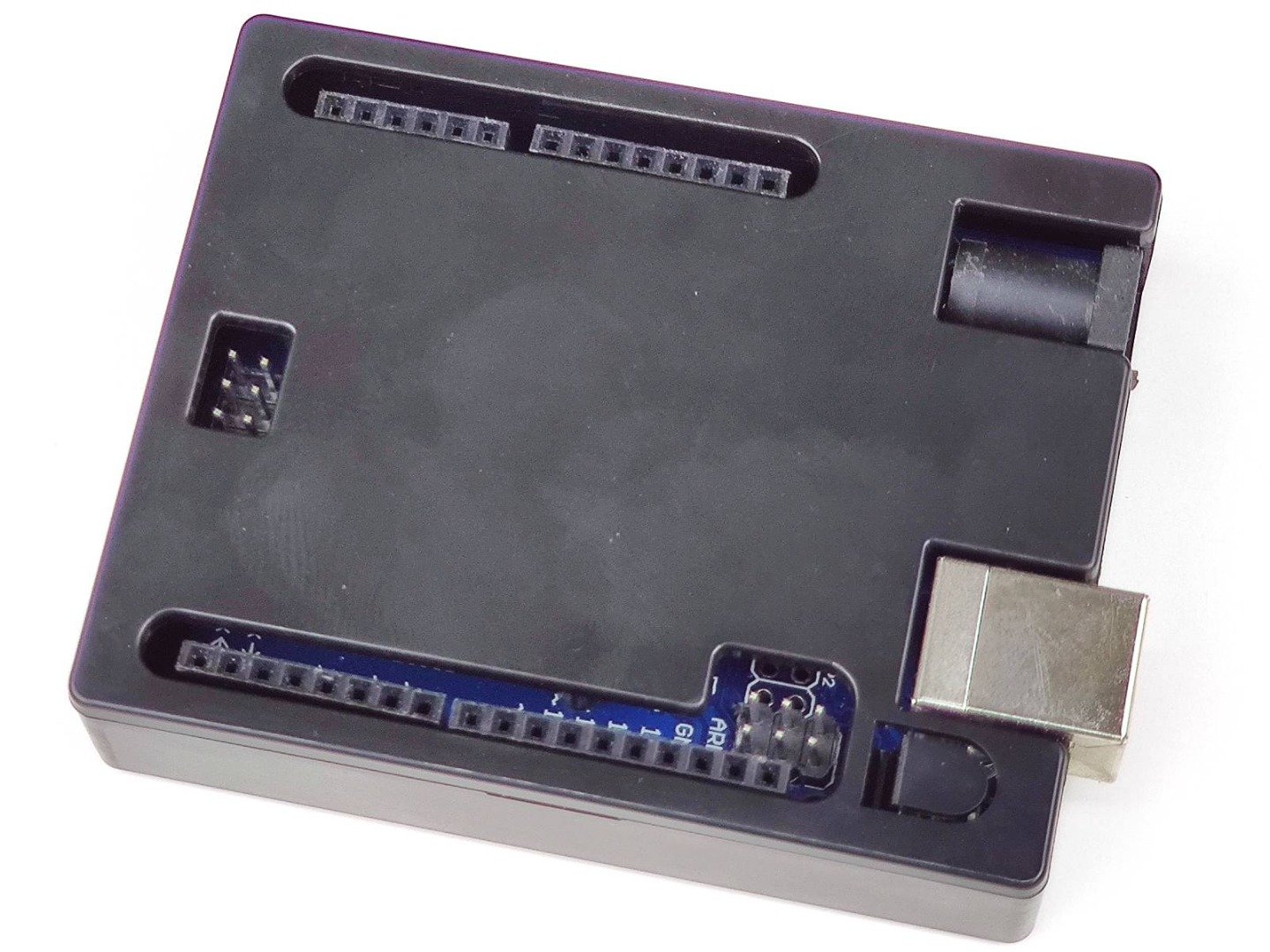Enclosure Box for UNO R3 – Black Plastic Case (100% compatible with Arduino) 9