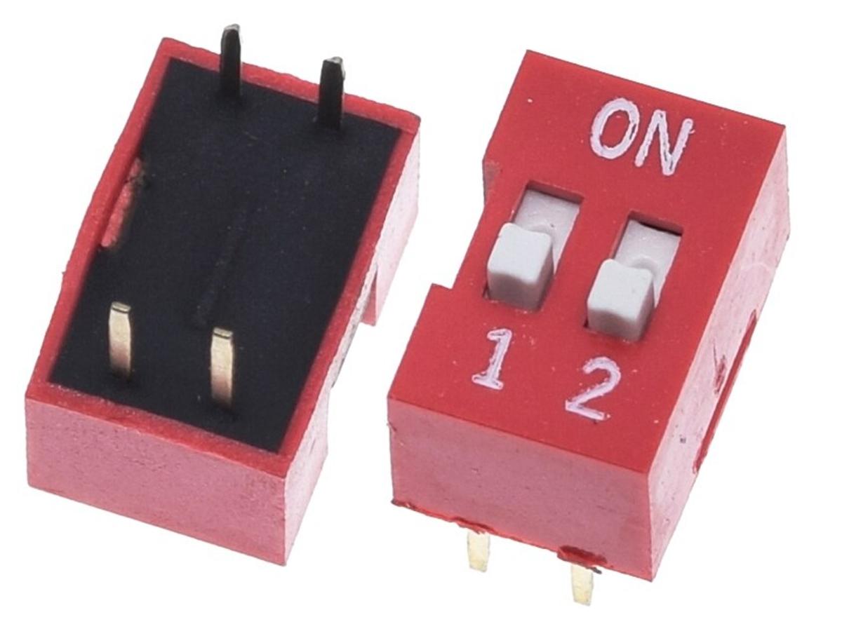 DIP-Switch PCB-Switch Toggle Slider 2-Way (DIP-4) 4