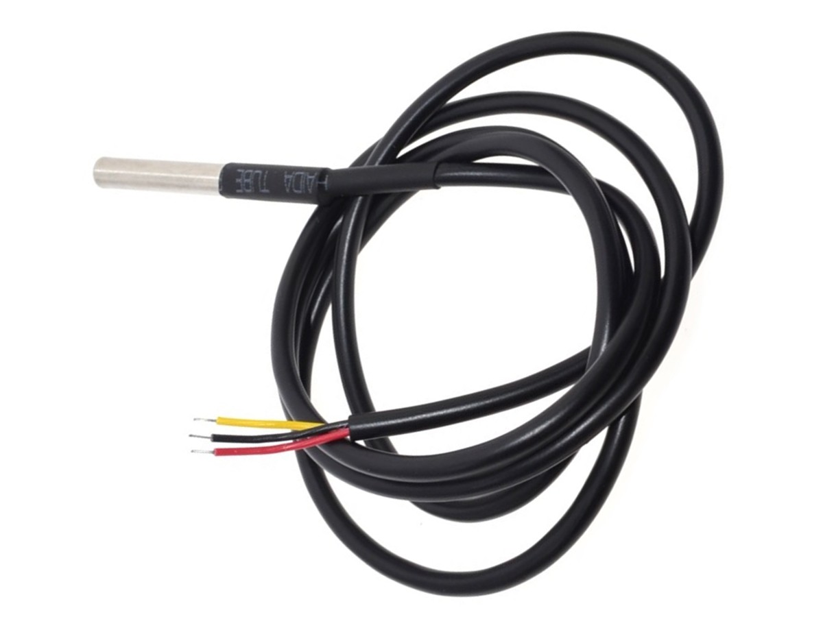 Digital Temperature Sensor DS18B20 – Watertight – 3m Wire 4