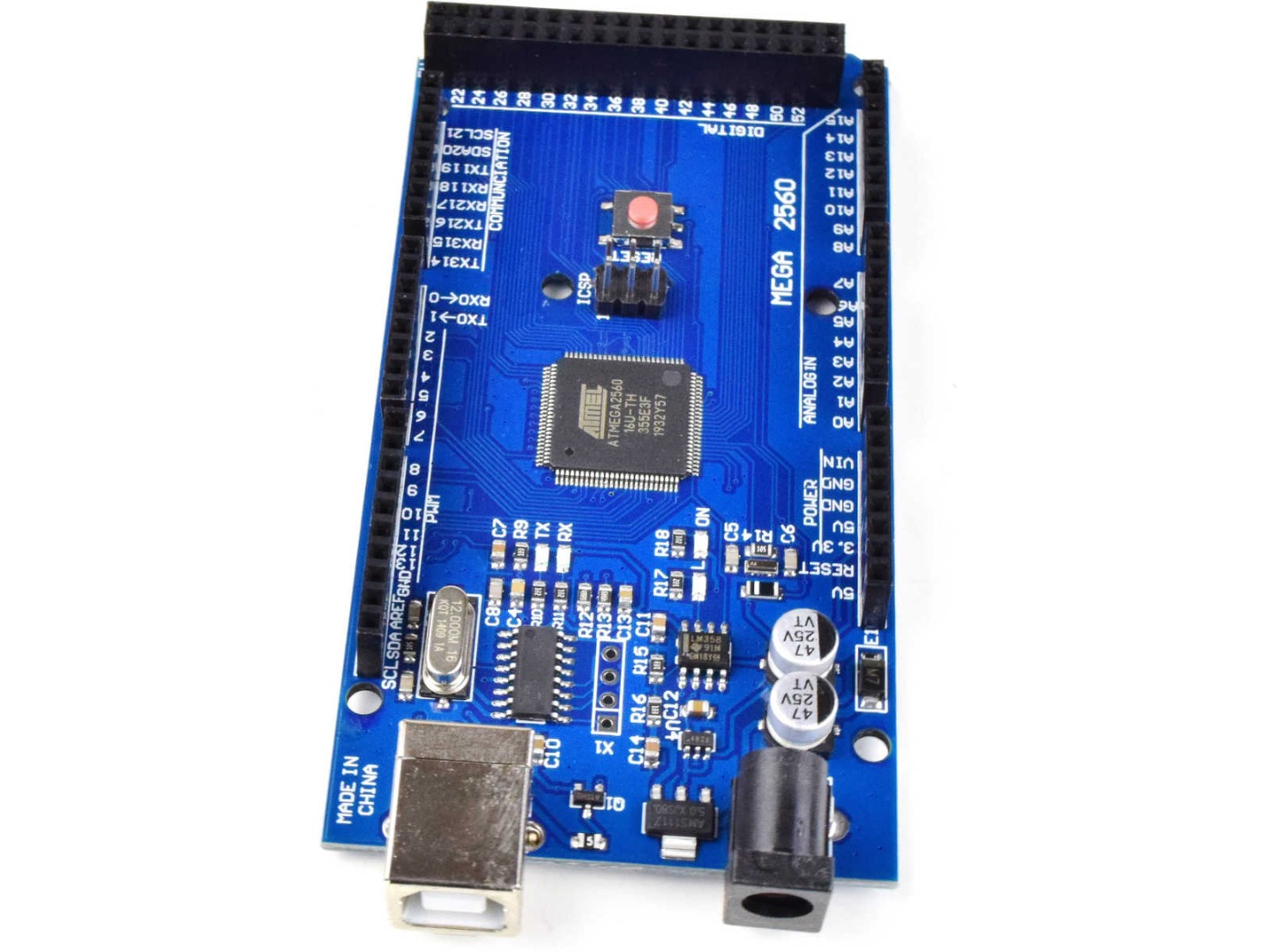 MEGA 2560 R3 module with Atmega2560 + CH340 USB (100% compatible with Arduino) 7