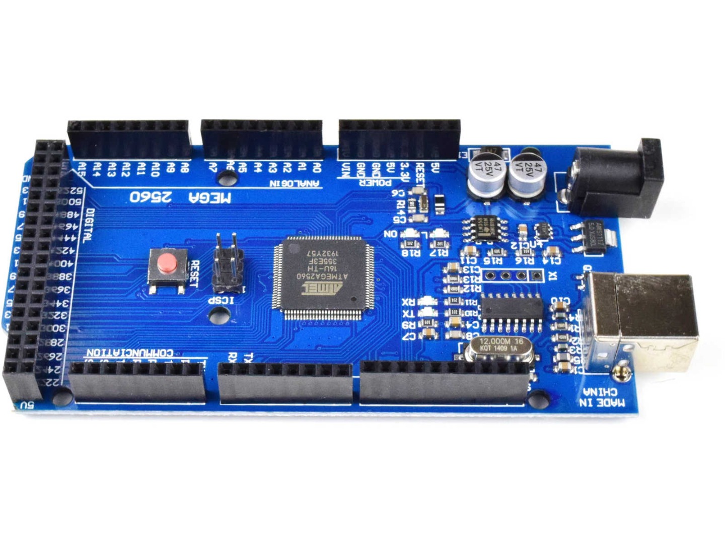 Mega 2560 R3 Microcontroller Board Compatible CH340G Arduino With USB Cable   XI