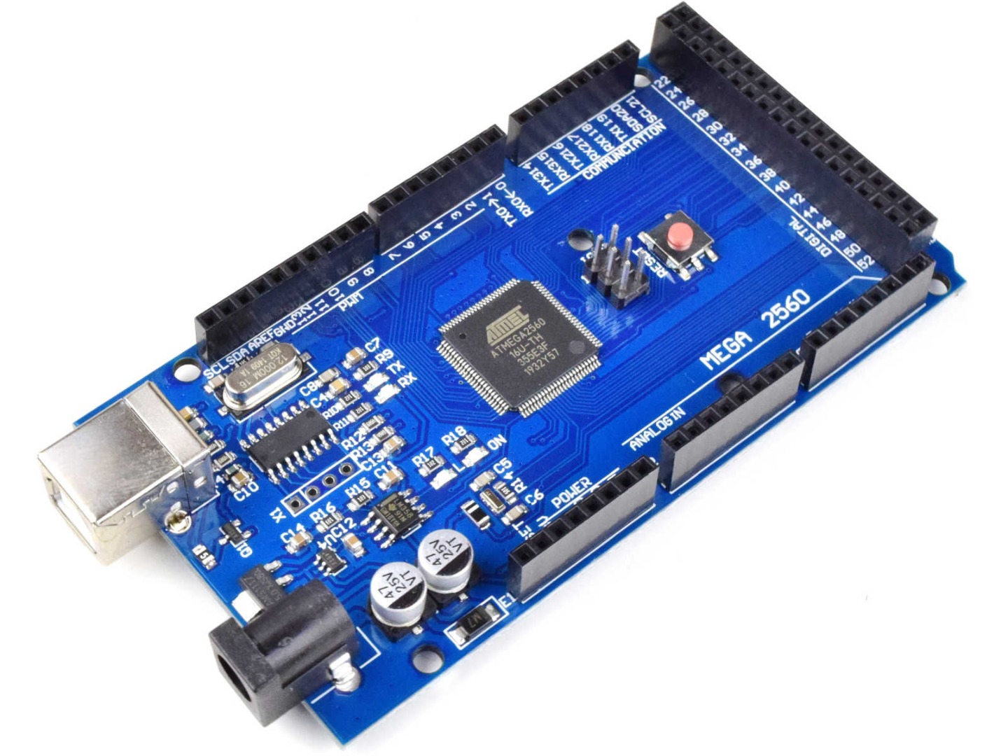 MEGA 2560 R3 module with Atmega2560 + CH340 USB (100% compatible with Arduino) 8
