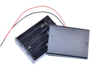 Battery Box Holder 3 x AA with Lid and Power Switch 2