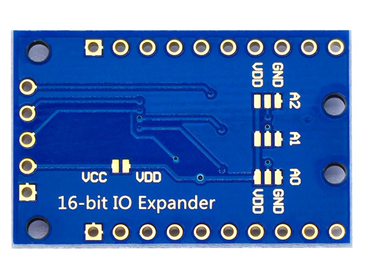 I2C to 16 Bit Parallel IO Expander PCF8575 for 3.3V and 5V with on-board LDO and Level Shifter 5
