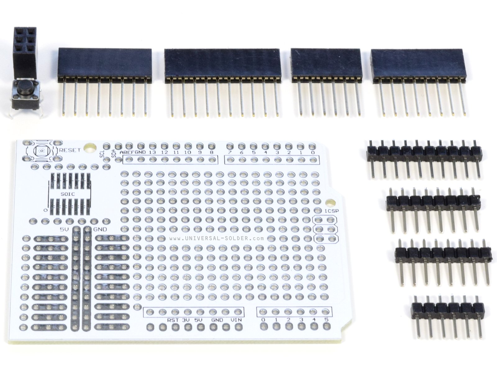 Stackable Prototyping Shield for Arduino UNO Leonardo 5