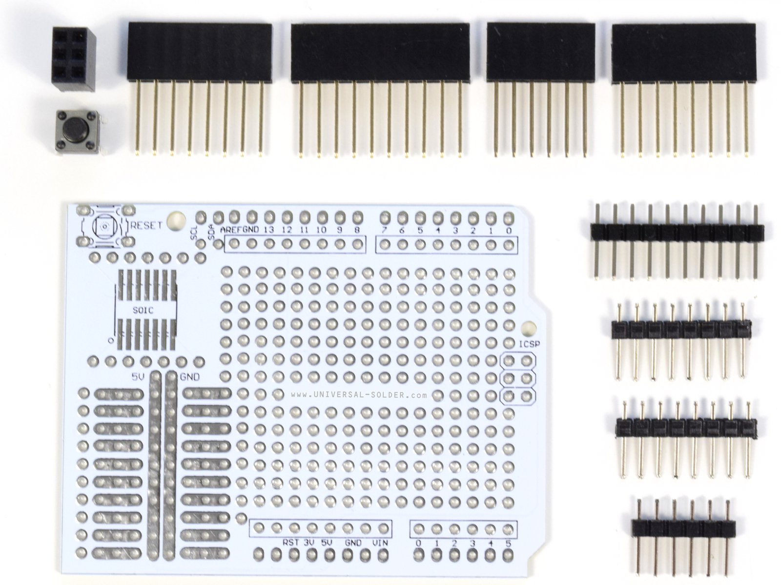 Stackable Prototyping Shield for Arduino UNO Leonardo 4