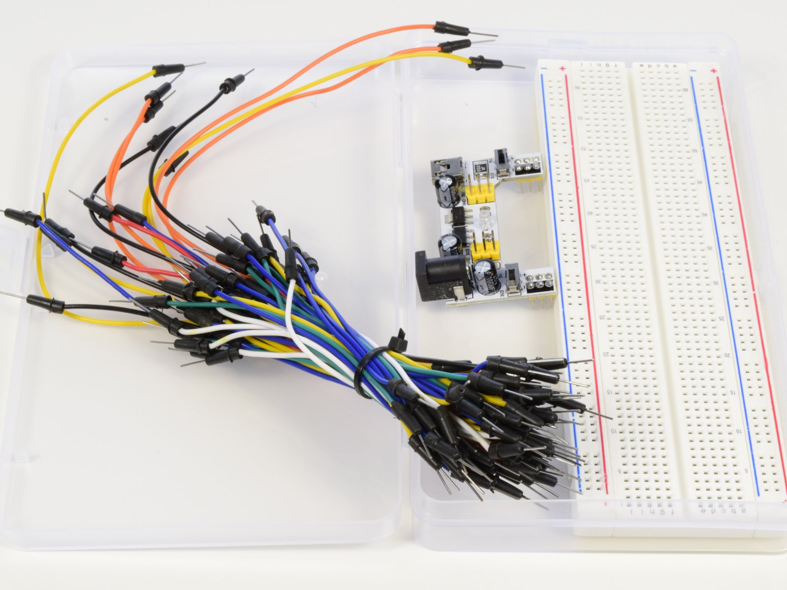 Breadboard 830 Starter Kit with wires and power supply 5
