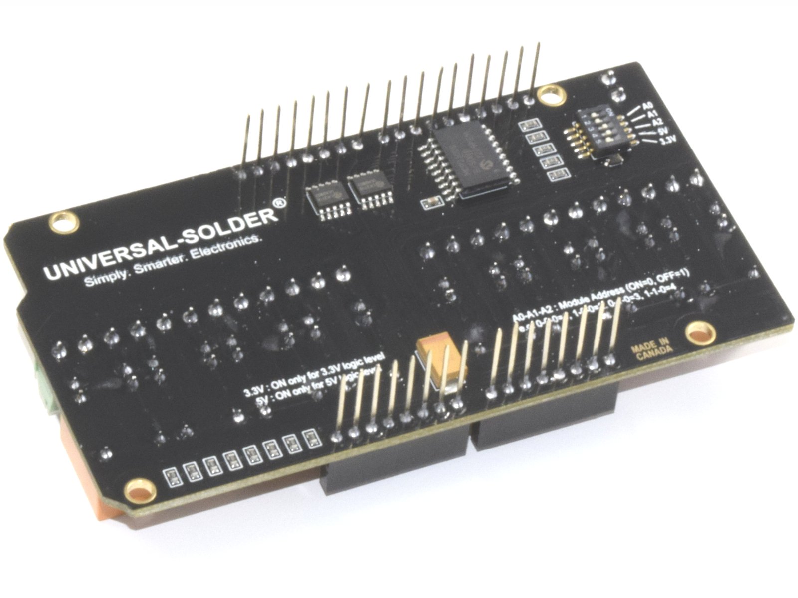 CANADUINO 8-Channel Stackable I2C Relay Shield for Arduino – DIY Kit 4