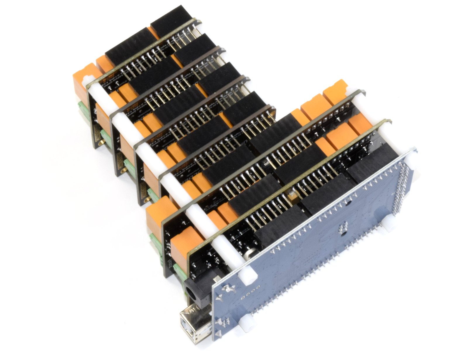 CANADUINO 8-Channel Stackable I2C Relay Shield for Arduino – Assembled 6