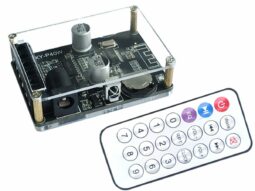 Stereo Bluetooth Audio Amplifier 2 x 40 Watt with Acrylic Shell – Remote Control 4