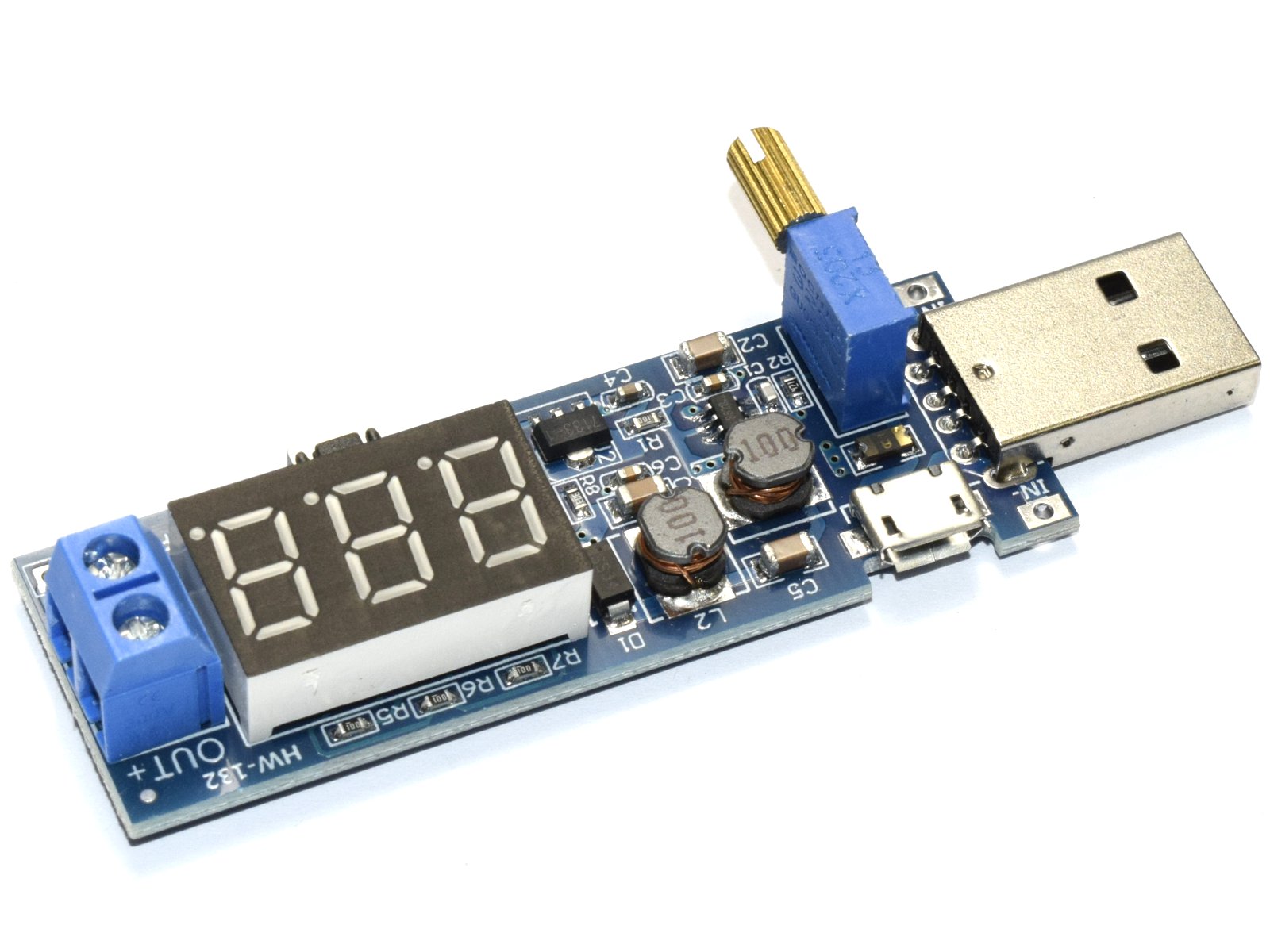 USB DC-DC boost converter with display 4